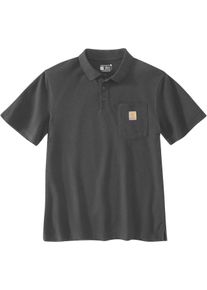 Carhartt Midweight Loose-Fit, koszulka polo , kolor: szary , rozmiar: XL