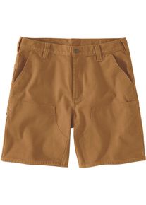 Carhartt Duck Double Front Relaxed-Fit, pantalones cortos , color: Marrón , tamaño: W42
