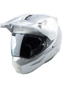 Klim X1 Alpha, adventure helmet , color: Light Grey/Silver , size: XXL