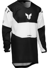 Thor Launchmode Storm, jersey juvenil , color: Negro/Blanco , tamaño: XL