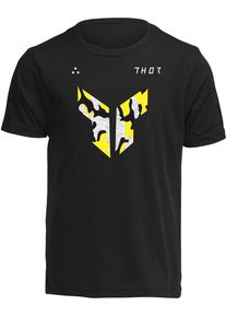 Thor Iconic, t-shirt giovani , colore: Nero/Giallo/Bianco , dimensione: XS