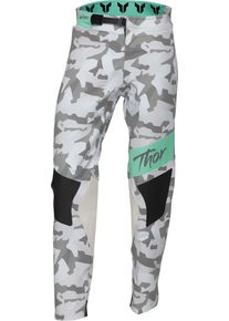 Thor Sportmode Shadow, textile pants women , color: Grey/Light Grey/Black/Turquoise , size: 11/12