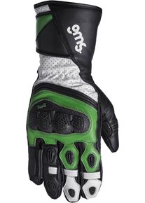 GMS-Moto GR-1 SF, gants , couleur: Noir/Blanc/Vert , taille: XXL
