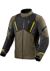 Revit Undulate H2O, textile jacket waterproof , color: Dark Green/Black , size: XXL