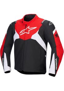 Alpinestars Honda T-Jaws V4, textile jacket waterproof , color: Black/Red/White , size: XXL