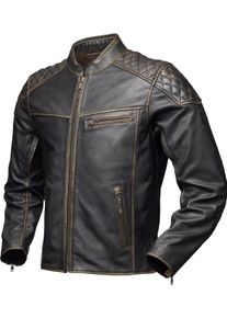 Modeka Phinix, leather jacket , color: Dark Brown , size: M