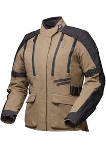 Modeka Lucano, textile jacket waterproof women , color: Light Brown/Black , size: 40
