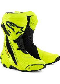 Alpinestars Supertech R, bottes , couleur: Jaune Néon/Noir , taille: 47 EU