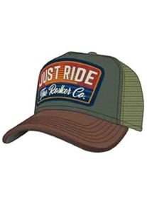 Rokker Just Ride, pet , kleur: Olijf/Bruin , maat: Een maat