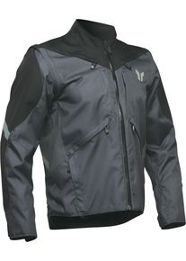 Thor Terrain S25, textile jacket waterproof , color: Dark Grey/Black , size: S