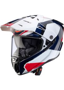 CABERG Tanami Scram, casco avventura , colore: Bianco/Blu/Rosso , dimensione: XL