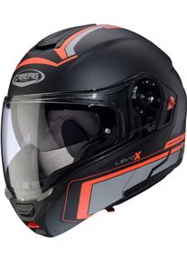 CABERG Levo X Elite, flip up helmet , color: Matt Black/Grey/Red , size: XS