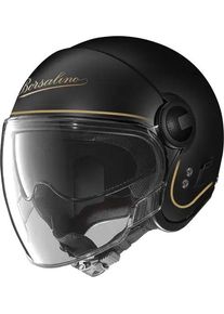 Nolan N21 Visor Borsalino 123/124, casque ouvert , couleur: Mat Noir/Or , taille: L