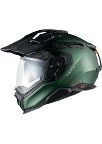 Nexx X.WED3 Plain, capacete de aventura , cor: Mate-Verde Escuro , tamanho: XS