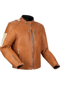 Segura Orion, leather jacket waterproof , color: Light Brown/White , size: XL