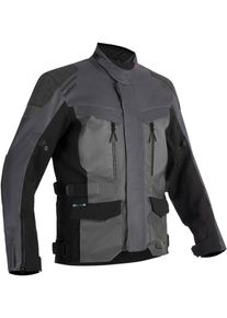 Lindstrands Storbo, giacca tessile impermeabile , colore: Grigio Scuro/Nero , dimensione: 50