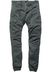 Vintage Industries Vince, pantaloni cargo , colore: Grigio Scuro , dimensione: W38