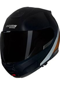 Nolan N100-6 Verniciatura Speciale 343, flip up helmet , color: Black/Dark Orange/Light Grey , size: XL