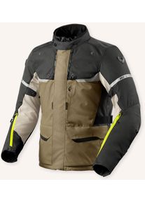 Revit Outback 4 H2O, textile jacket waterproof , color: Olivee/Dark Grey/Light Grey , size: 4XL