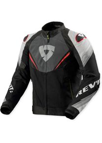 Revit Quantum 3 Air, textile jacket , color: Black/Grey/Red , size: XXL