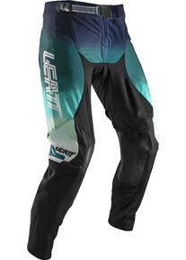 Leatt 4.5 Marine, stoffen broek dames , kleur: Zwart/Wit/Turquoise/Blauw , maat: XXL