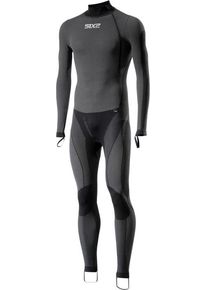 Sixs STX High Neck R V2 4-Season, functional suit unisex , color: Black/Grey , size: XS/S