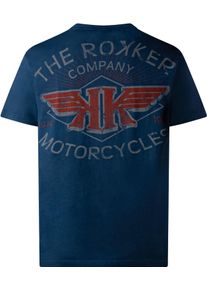 Rokker KK, koszulka , kolor: Niebieski/Szary/Czerwony , rozmiar: M