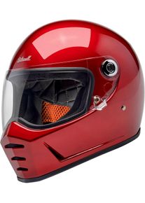 Biltwell Lane Splitter, full face helmet , color: Red , size: S