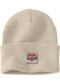 Carhartt Heart Patch, beanie vrouwen , kleur: Lichtbeige , maat: Een maat
