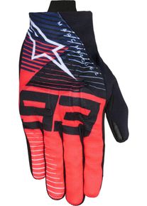 Alpinestars MM93 Reef V2, gloves , color: Black/Neon-Red/Dark Blue/White , size: M
