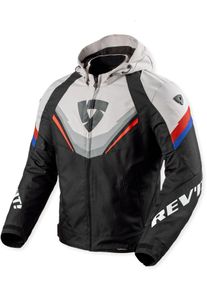 Revit Quantum 3 H2O, textile jacket , color: Black/Light Grey/Red , size: M