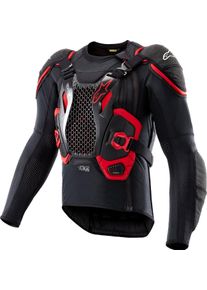 Alpinestars Tech-Air Off-Road, colete airbag , cor: Preto/Vermelho , tamanho: S