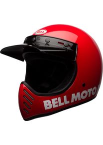 Bell Moto-3 Classic, motocross helmet , color: Red/White , size: XL