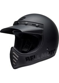 Bell Moto-3 Classic, motocross helmet , color: Matt-Black/Black , size: S