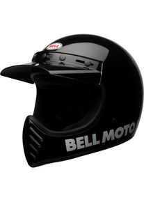 Bell Moto-3 Classic, kask krzyżowy , kolor: Czarny/Biały , rozmiar: M