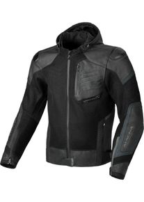 Macna Risant, veste en cuir/textile , couleur: Noir , taille: 52