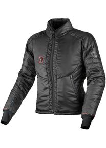 Macna Nuclea Thermax, veste textile chauffante pour femmes , couleur: Noir/Rouge , taille: XS
