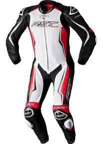 RST V4.1 Evo Kangaroo Airbag, leather suit 1pcs. , color: White/Red/Black , size: M