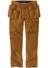 Carhartt Steel Multi-Pocket, pantalon de travail , couleur: Marron , taille: W28/L32