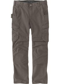 Carhartt Steel Cargo, pantaloni da lavoro , colore: Grigio Scuro , dimensione: W34/L30