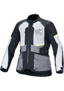 Alpinestars Andes Air, textile jacket Drystar , color: Light Grey/Dark Grey/Black/Neon-Yellow , size: 4XL