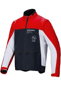 Alpinestars Lite-Dura Softshell, textile jacket , color: Light Red/Black/White , size: S