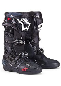 Alpinestars Tech 10 Enduro, bottes , couleur: Noir , taille: 8 US