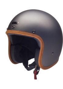 Hedon Hedonist Molten Ash ECE, open face helmet , color: Matt-Dark Grey , size: XL