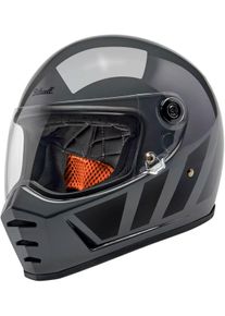 Biltwell Lane Splitter Inertia, integraalhelm , kleur: donkergrijs/zwart , maat: L