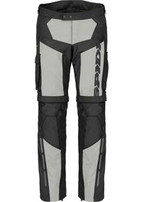 Spidi Hard Track 3, stoffen broek H2Out , kleur: Lichtgrijs/Zwart , maat: XXL