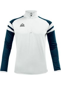Acerbis Sports Kemari 1/2-Zip, sweat-shirt , couleur: Blanc/Bleu Fonc&eacute; , taille: L