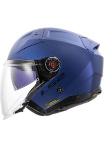 LS2 OF603 Infinity II Solid, casque à réaction , couleur: Bleu Mat , taille: XL