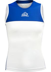 Acerbis Sports Vicky, jersey sleeveless women , color: White/Blue , size: XS