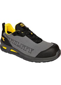 Diadora Utility Smart Softbox Low S3L, obuwie ochronne unisex , kolor: Ciemnoszary/Czarny/Żółty , rozmiar: 40 EU